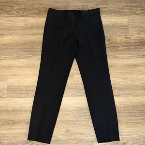 Tory Burch Wool Blend Dress Pants Womens 4 Black‎ Side Zip Work Career